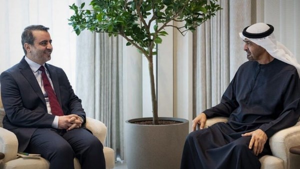 الشيخ محمد بن زايد و وزير الخارجية السوري