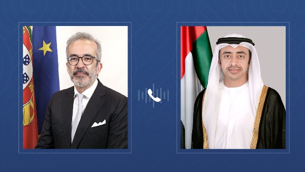 وزيرا خارجية الإمارات و البرتغال