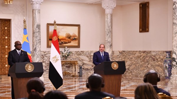 الرئيس السيسي ورئيس جمهورية الكونغو الديمقراطية