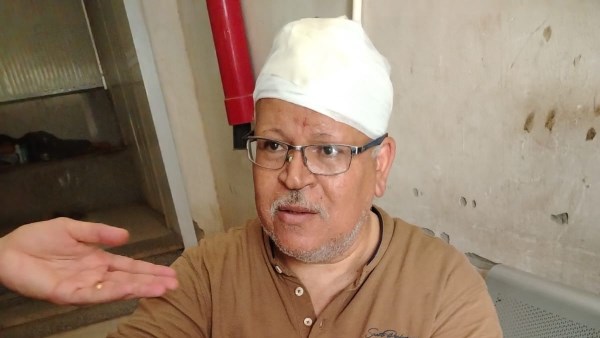 أحد المعلمين المصابين في الحادث