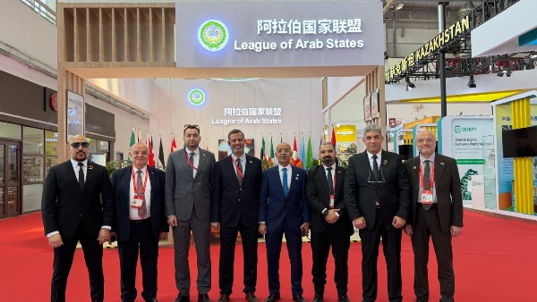 مشاركة الجامعة العربية في المعرض الدولي لتنمية سلاسل التوريد
