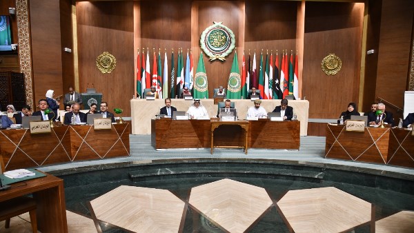 الجلسة العامة للبرلمان العربي بمقر الأمانة العامة بالقاهرة 