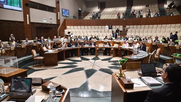 الجلسة العامة للبرلمان العربي المنعقدة بمقر الأمانة العامة 