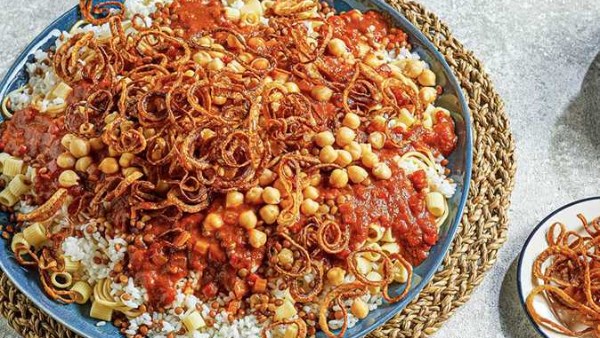 طريقة عمل كشري الحلة الواحدة