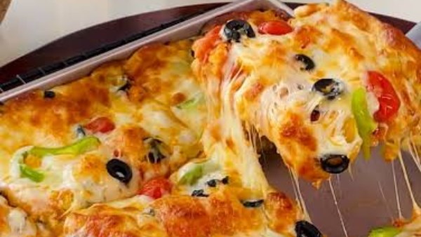 طريقة عمل البيتزا السائلة السريعة