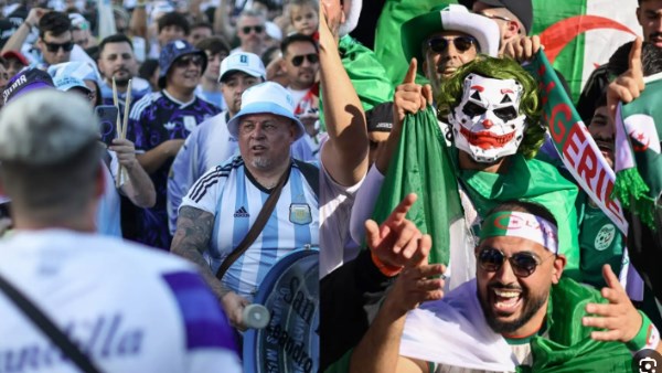  جماهير الجزائر والأرجنتين