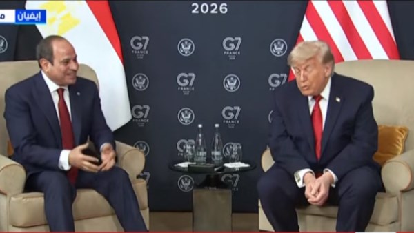 الرئيس السيسي ونظيره الأمريكي