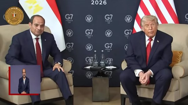 الرئيس السيسي ونظيره الأمريكي