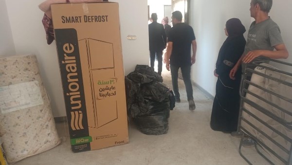 تسكين الأسر المتضررة 