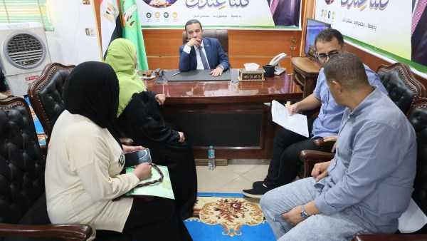 لقاء محافظ المنوفية 