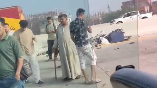 حادث تصادم في المنوفية 
