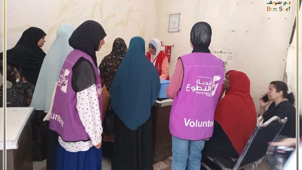 حملة للتبرع بالدم ببني سويف