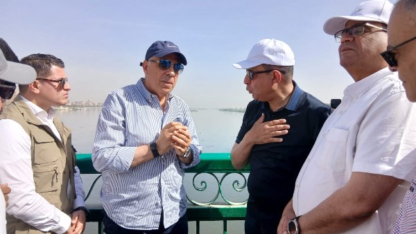 وزير الري ومحافظ المنيا 