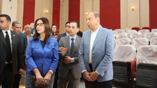 وزيرة الثقافة ومحافظ المنيا 