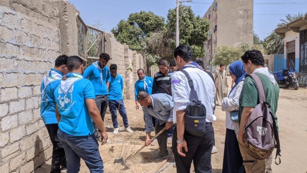 مبادرة “بأيدينا نجملها” بدير الجنادلة بأسيوط 