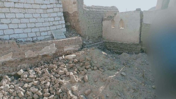 هدم مقابر بمنطقة عرب المدابغ بأسيوط 