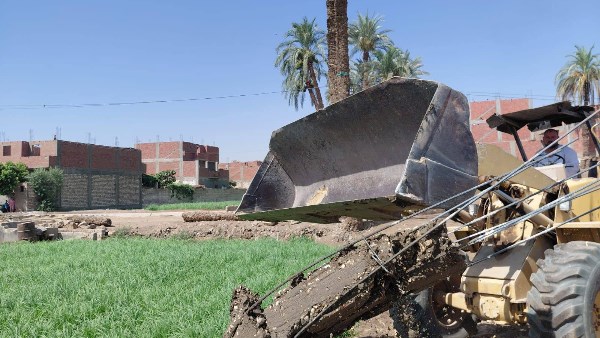 إزالة التعديات بأسيوط 