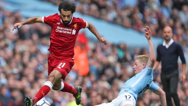 دي بروين ومحمد صلاح