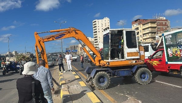 بدء الأعمال بشارع مصطفى كامل
