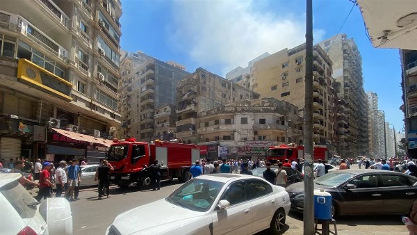 صورة موقع الحريق