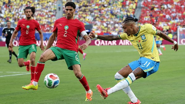 منتخب المغرب ضد البرازيل