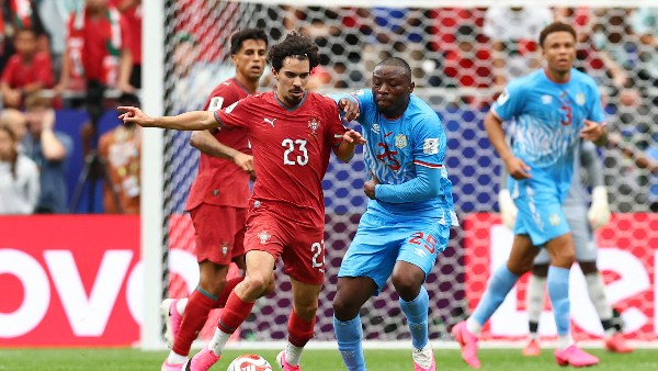 من مواجهة منتخب الكونغو ضد البرتغال