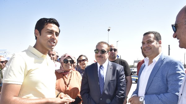 تطوير شامل بمحيط الكوبري الجديد والانتهاء من أعمال اللاندسكيب والرصف لتحقيق المظهر الحضاري والجمالي للمنطقة
