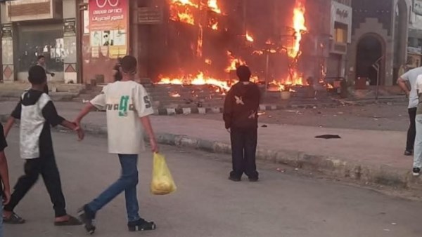 حريق صورة ارشيفية