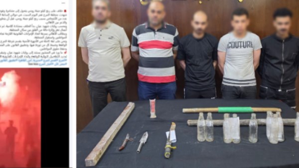 خلافات على البيع تنتهى بمشاجرة بالأسلحة البيضاء والألعاب الن