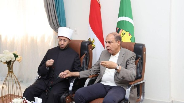 وزير الأوقاف ومحافظ المنيا