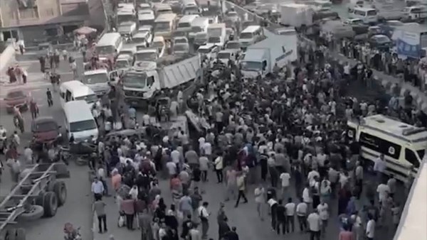 حادث تريلا الوراق