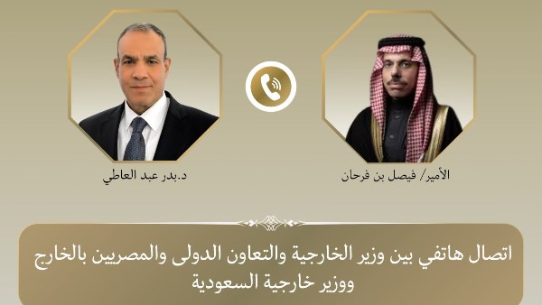 وزير الخارجية يبحث مع نظيره السعودي العلاقات الثنائية والتطورات الإقليمية