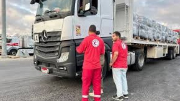 قافلة المساعدات الإنسانية