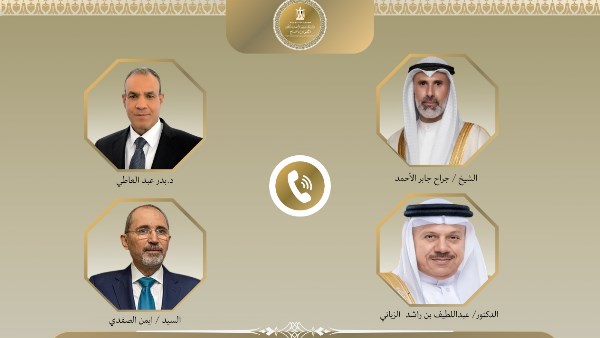 وزير الخارجية يبحث مع نظرائه في الكويت والبحرين والأردن تداعيات الاعتداءات الإيرانية الاخيرة ويؤكد تضامن مصر مع الدول العربية الشقيقة 
