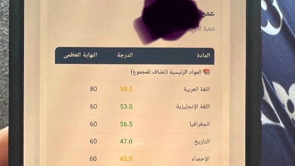 نتيجة الثانوية العامة 2026