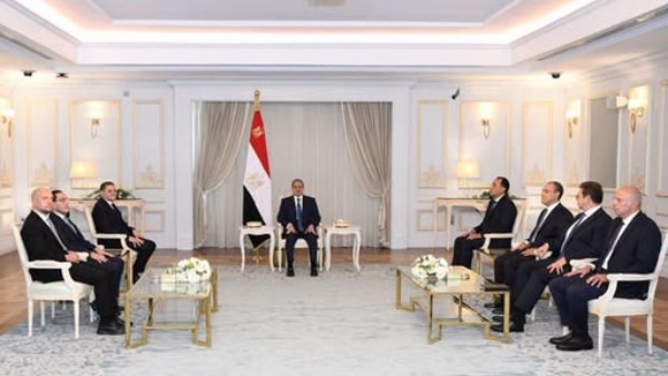 الدبيبة يلتقي السيسي في مدينة العلمين