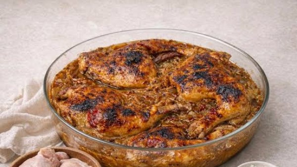 طريقة عمل صينية الفراخ بالبصل