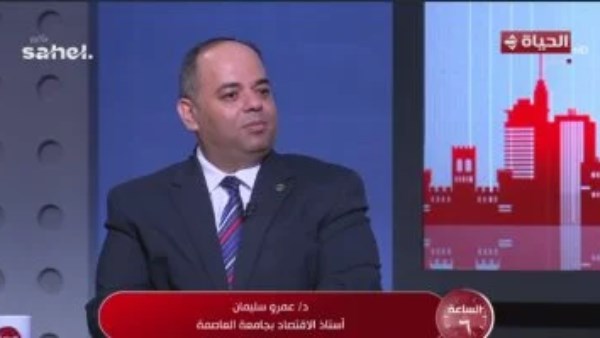الدكتور عمرو سليمان أستاذ الاقتصاد بجامعة حلوان