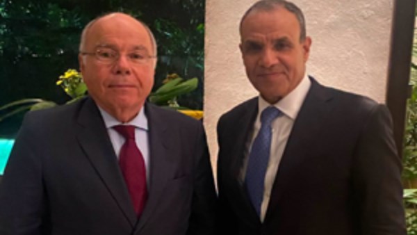 وزير الخارجية ولنظيره البرازيلي