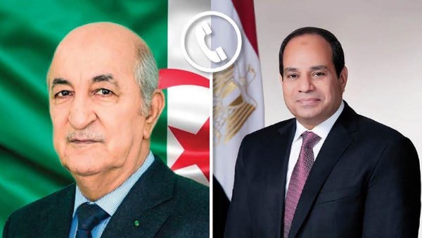 الرئيس السيسي ونظيره الجزائرى