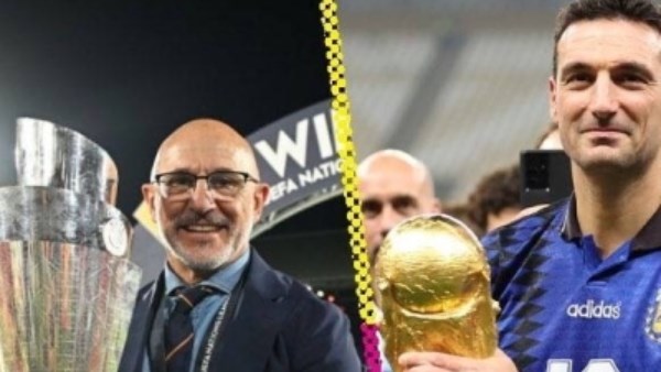 مدربا الأرجنتين واسبانيا 
