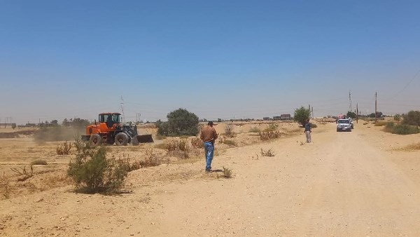 ازالة التعديات على أراضي أملاك الدولة 