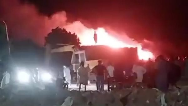 السيطرة على الحريق 