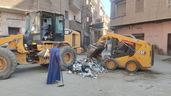 حملات نظافة بمركز منفلوط 