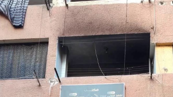 ماس كهربائي.. حريق يلتهم شقة بسوهاج