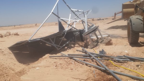 حملة إزالة التعديات بقنا