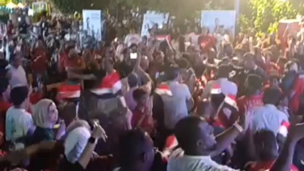 احتفالات فوز منتخب مصر 
