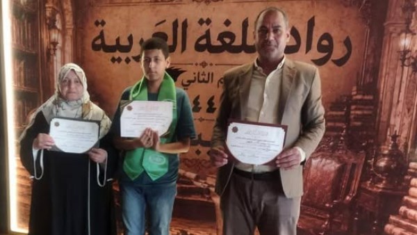 خلال حفل التكريم 
