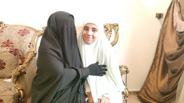 خلال اللقاء مع مروة وأسرتها 