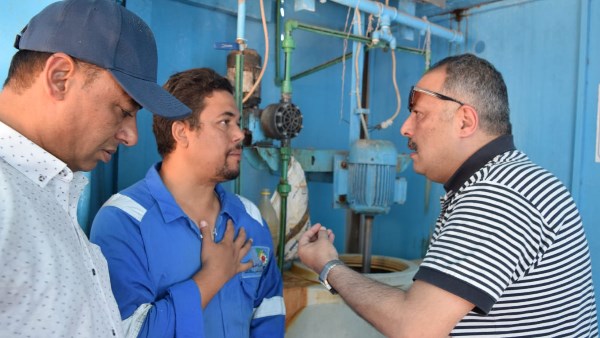 مياه القناة : الانتهاء من رفع كفاءة وصيانة محطة " العمدة صالح "
